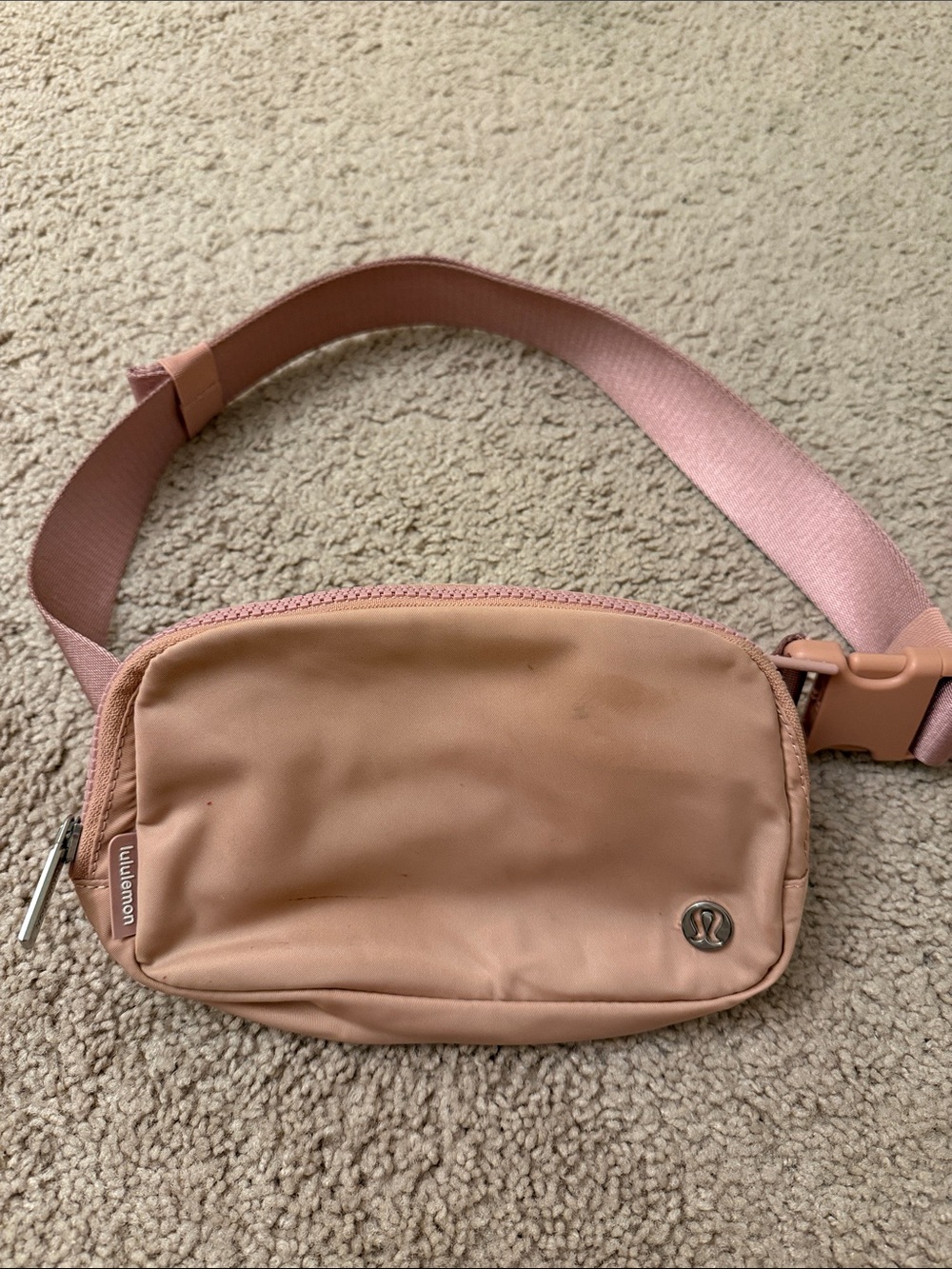 lululemon athletica Blush Pink Crossbody Belt Bag